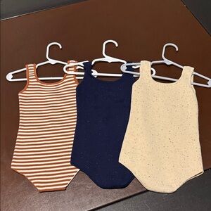 Raised By Water Knit One-Piece Tank Bodysuits